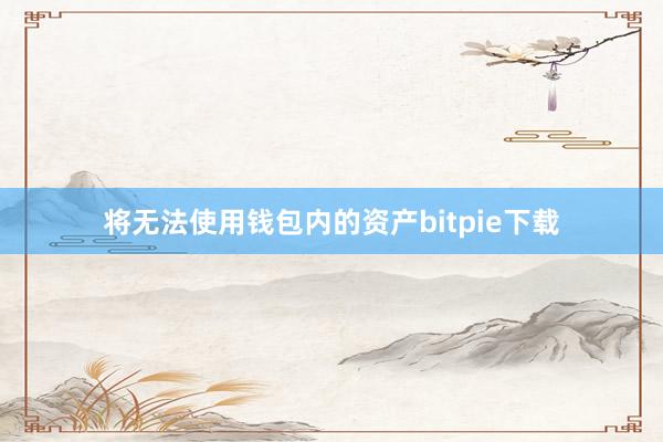 将无法使用钱包内的资产bitpie下载