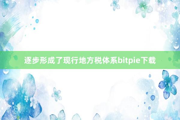 逐步形成了现行地方税体系bitpie下载