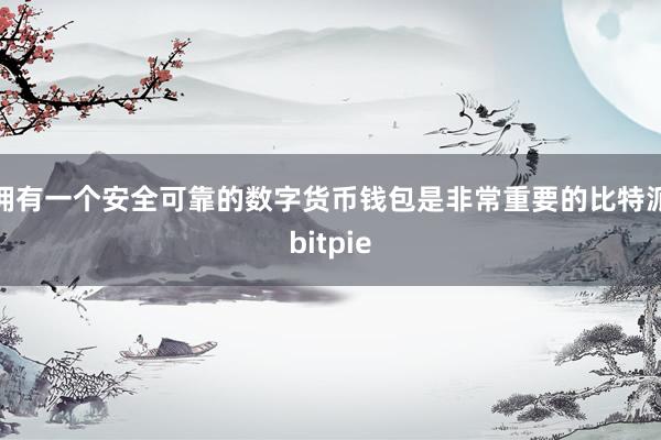 拥有一个安全可靠的数字货币钱包是非常重要的比特派bitpie