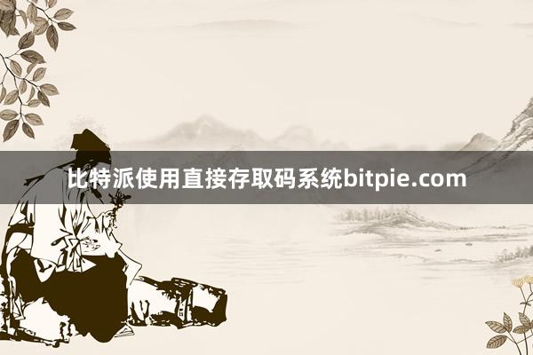 比特派使用直接存取码系统bitpie.com