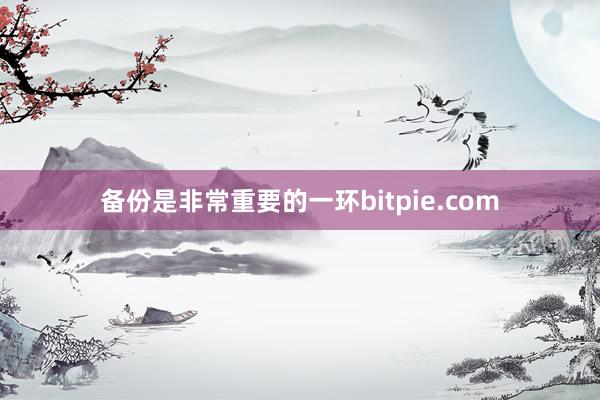 备份是非常重要的一环bitpie.com