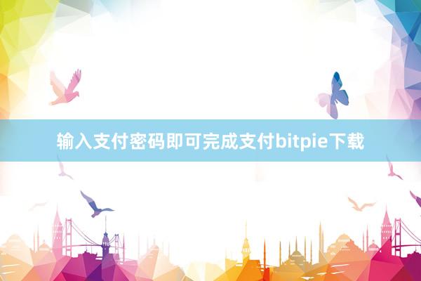 输入支付密码即可完成支付bitpie下载