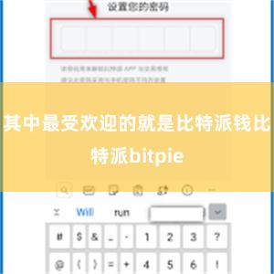 其中最受欢迎的就是比特派钱比特派bitpie