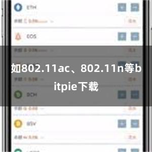 如802.11ac、802.11n等bitpie下载